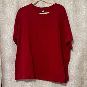 Old Navy Crew Neck T-Shirt - Red